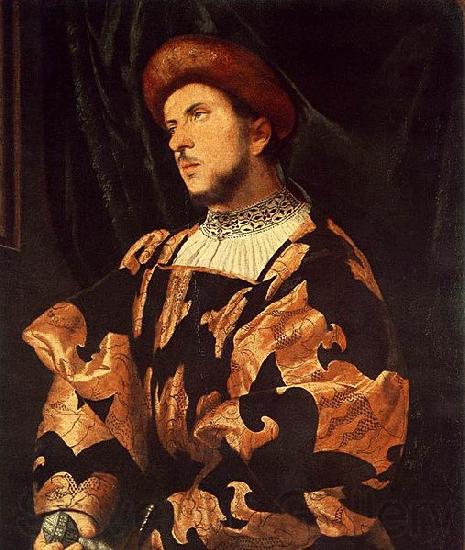Girolamo Romanino Portrait of a Man Norge oil painting art